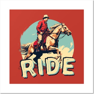 Ride || Horse Rider Posters and Art